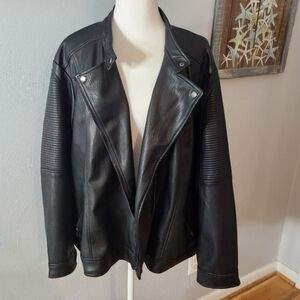 NWOT Plus Size Simply Vera Vera Wang Moto Jacket 2X